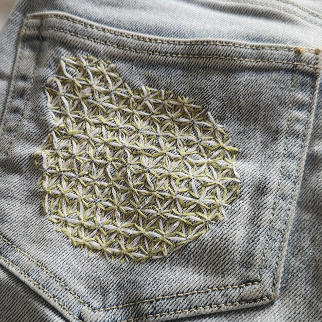 Sachiko Pocket Embroidery
